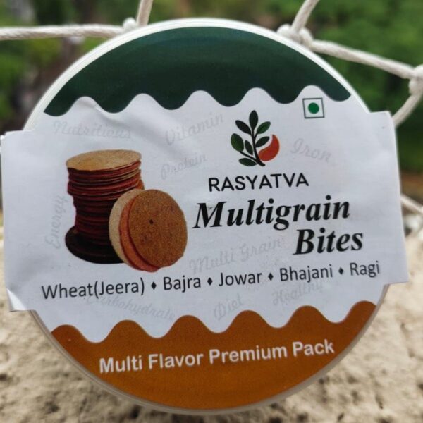 Multigrain Bites - Multi Flaver Assorted Coin Khakhra - 100 Gm - 5 Flavor in One Pack
