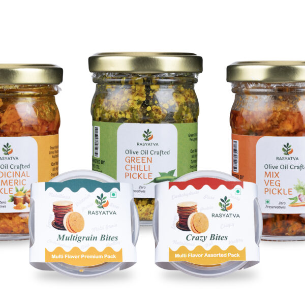 3 Pickles + 2 Coin Khakharas ( Mega Combo)