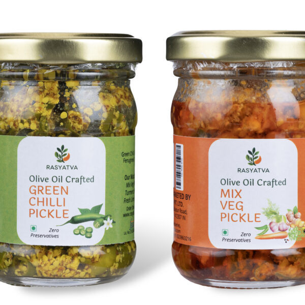 Mix Veg + Green Chili Pickle